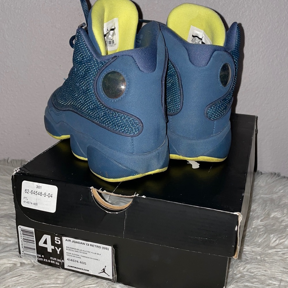 Jordan Retro 13s Squadron Blue - Picture 4 of 8